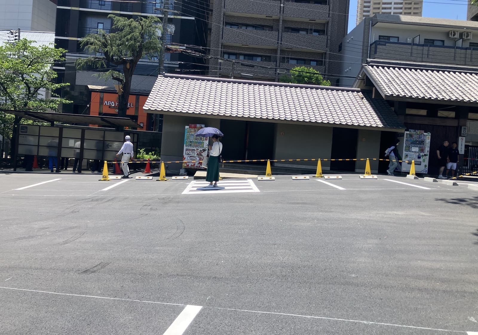 生田神社敷地内の舗装施工実績